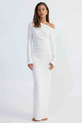 SNDYS Reya Maxi Dress White